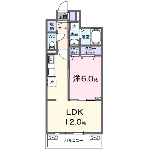 （仮称）東新井アパートの間取り