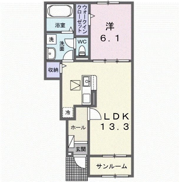 エルヴェの間取り
