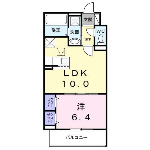梶町3丁目アパート(028477201)の間取り