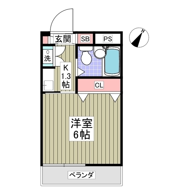 ライフインキシヤの間取り