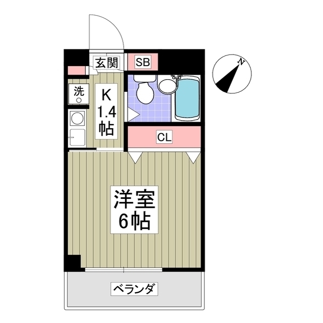 ライフインキシヤの間取り