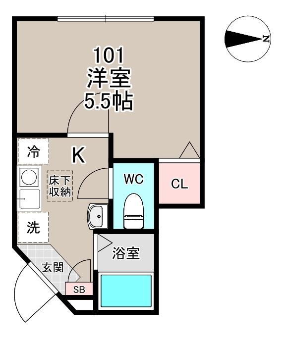 ASCOT蒲田の間取り