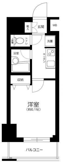 Rising place 蒲田南の間取り