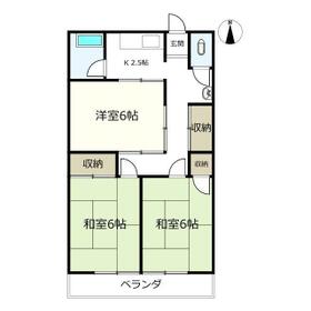 中島アパートの間取り