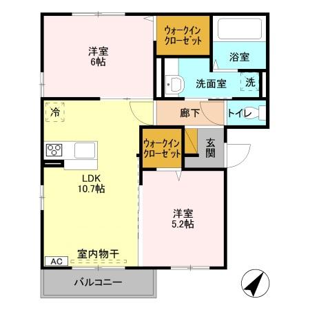 Le・chainonの間取り