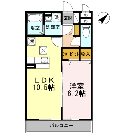 グランペール豊洲の間取り
