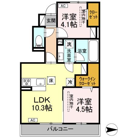 エスペランサの間取り