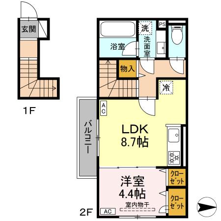 2/4 間取