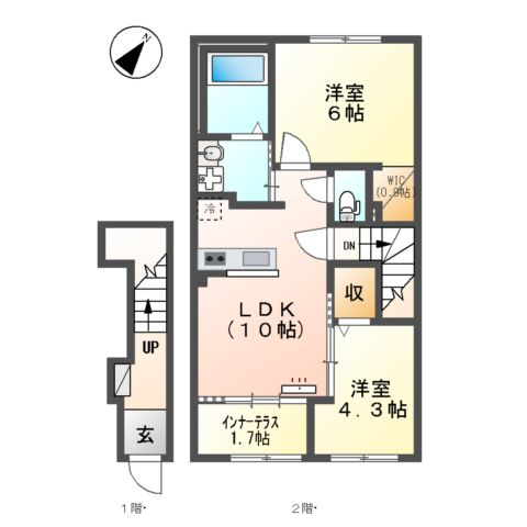 シャルールの間取り