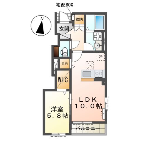 吉川市吉川美南アパート新築工事(仮の間取り