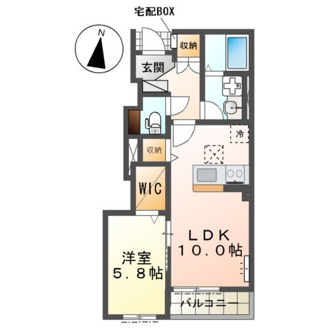 吉川市吉川美南アパート新築工事(仮の間取り