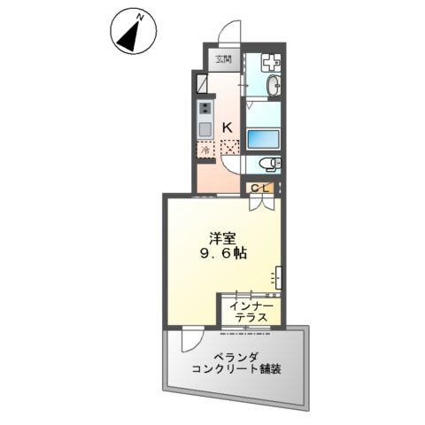 仮)篠木町3丁目新築アパートⅢの間取り