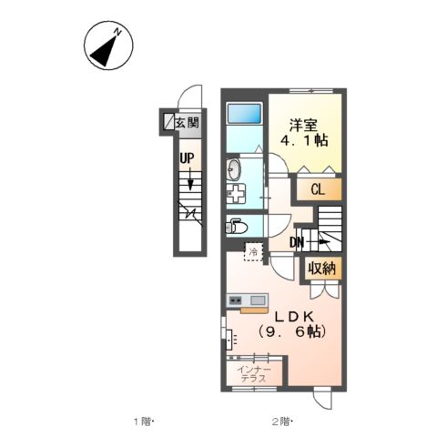 仮)篠木町3丁目新築アパートⅢの間取り
