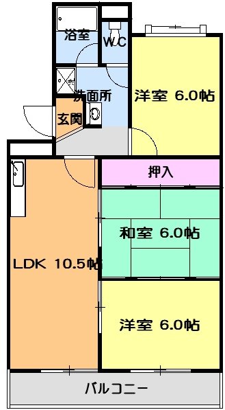 ビューラー牧の里の間取り