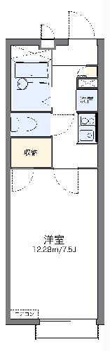 レオパレスグランドソレーユの間取り