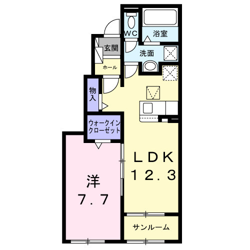 シーライトフジの間取り
