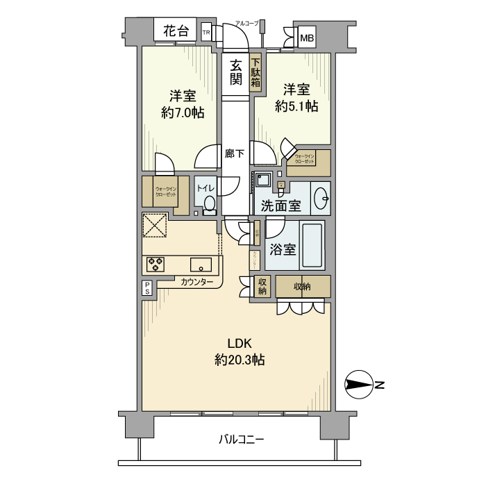 2/3 間取