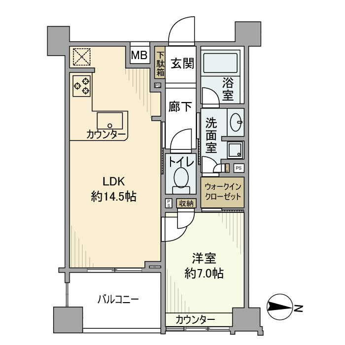 レクセル錦糸町シティの間取り