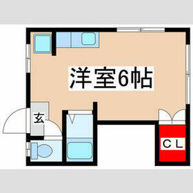 新和コーポの間取り