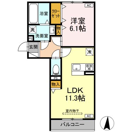 D-Hills中田町の間取り