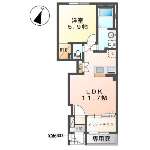 ポラリス所沢の間取り