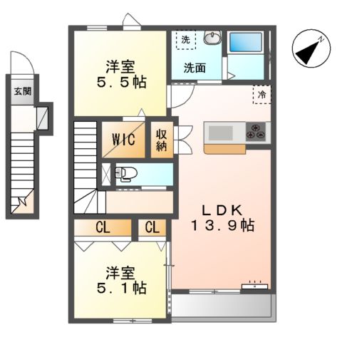 セランの間取り