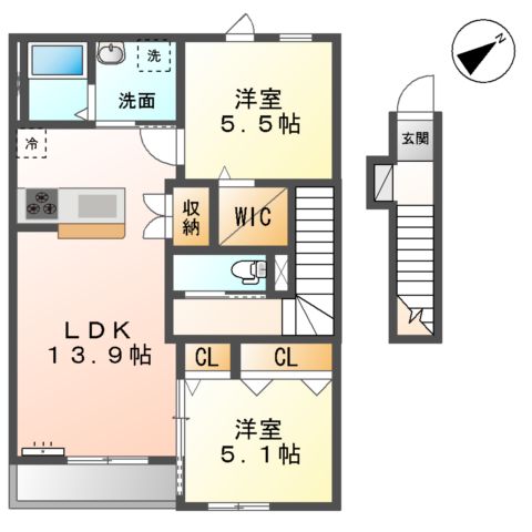 セランの間取り
