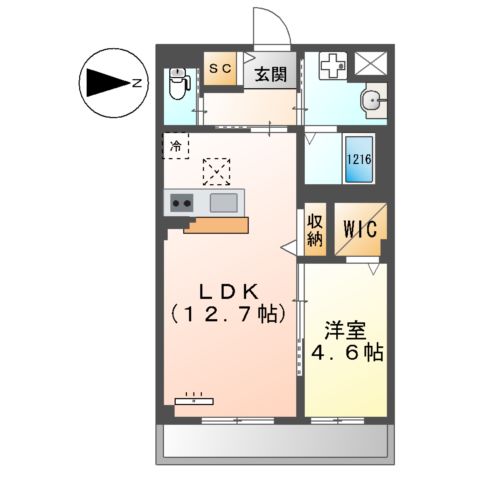 仮)中村区鳥居西通2丁目新築マンションの間取り