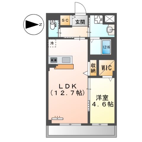 仮)中村区鳥居西通2丁目新築マンションの間取り