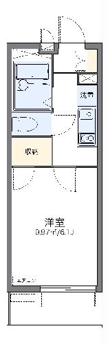 レオパレスNEXTⅡの間取り