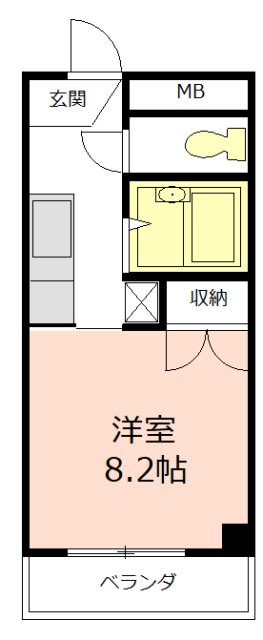 グローリアス城Ⅱの間取り