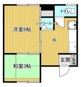 プレジデント信濃仲通の間取り