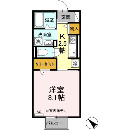 アズールの間取り