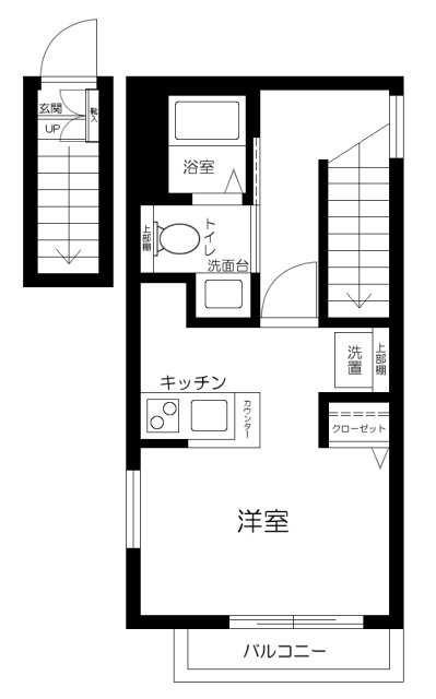 ピオーネ新小岩の間取り