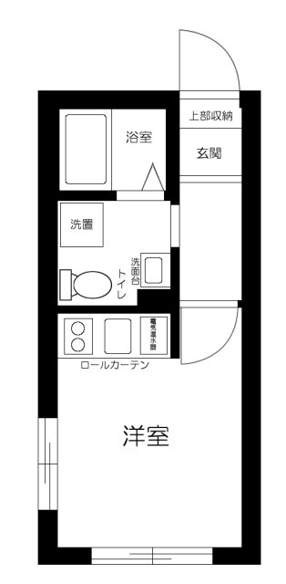 ルーナクレシェンテ町屋の間取り
