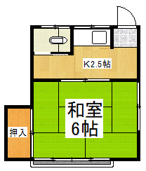 内野荘の間取り