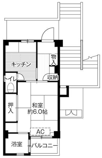 ビレッジハウス鎌倉4号棟の間取り