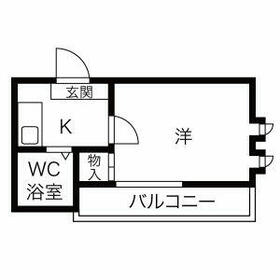 レオパレス本陣第3の間取り