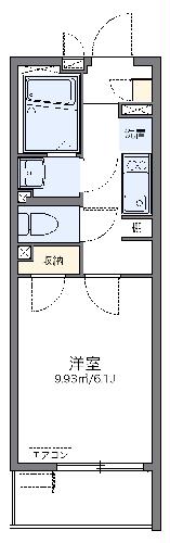 レオネクストＭＩＮＡＴＯの間取り