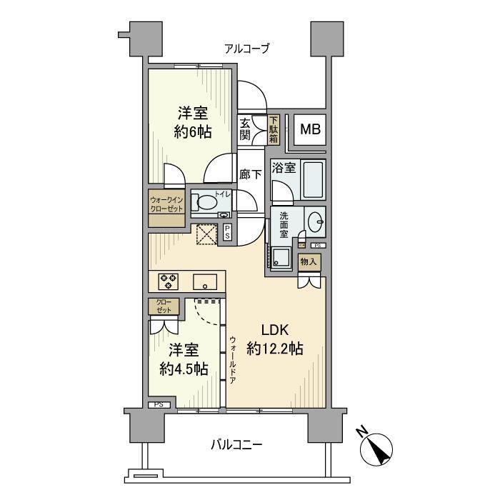 プラウドシティ小竹向原グランドコートの間取り