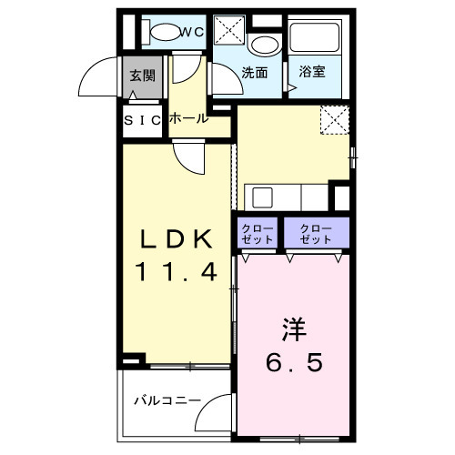 ベラシティの間取り