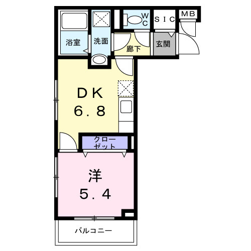 ベラシティの間取り
