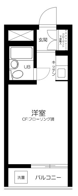 ハイシティ三軒茶屋第1の間取り