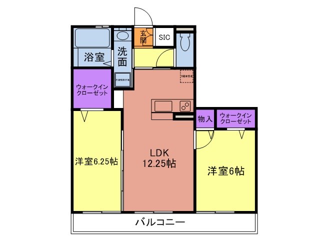 アルシオネ コートの間取り