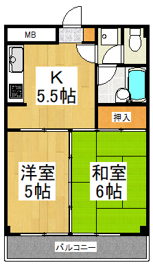 レヂオンス花小金井パートⅡの間取り