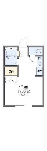 レオパレスＳＨＩＺＵＫＡの間取り