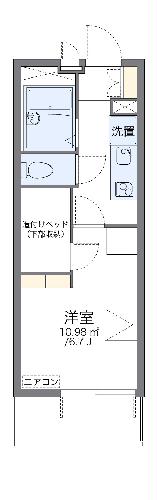 レオパレスソフィア 壱番館の間取り