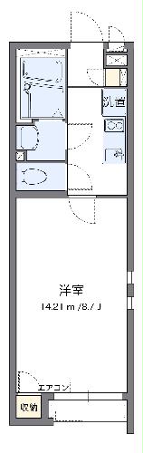 クレイノNISHIGAIⅣの間取り