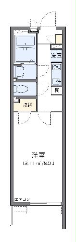 クレイノエスタシオンの間取り