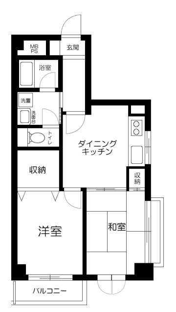 ブレッザ新松戸の間取り